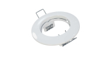 Ceiling lighting point fitting ROKA cast round Fixted white